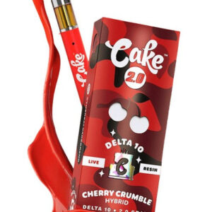 Cherry Crumble - Cake Delta 10 Live Resin Disposable Vape 2G