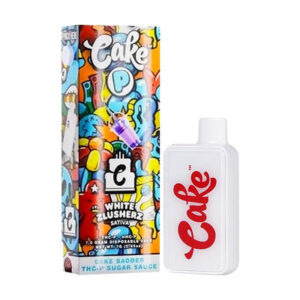 White Zlusherz - Cake P THC-P Disposable Vape 7G