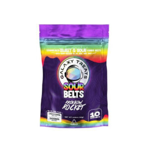 Rainbow Rocket - Galaxy Treats Sour Belts Gummies 3000MG
