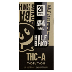Super Silver Haze - Half Bak'd THC-A Cartridge 2G
