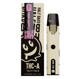Strawberry Mamba - Half Bak'd THC-A Disposable 3G