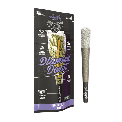 Purple OG - Hidden Hills Diamond Donut Pre-Rolls 2.2G