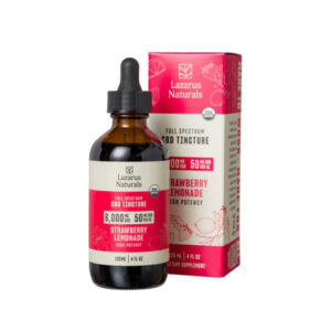 Full Spectrum Strawberry Lemonade CBD Tincture 6,000MG - Lazarus Naturals