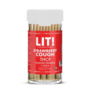 Strawberry Cough - Lit THCP Liquid Diamonds Pre-Rolls 10CT