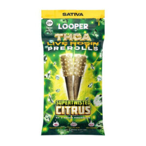 Supertwisted Citrus - Looper THC-A Live Rosin Pre-Rolls 2G