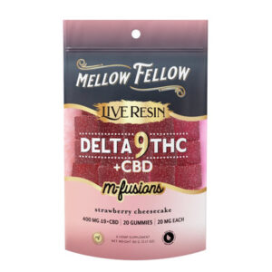 Strawberry Cheesecake - Mellow Fellow Delta-9 Live Resin Gummy 400MG