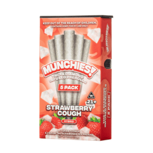Strawberry Cough - Munchies THCA Diamond Pre Rolls 5G