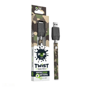 Pop Hit Twist Slim 510 Threaded Vaporizer Battery