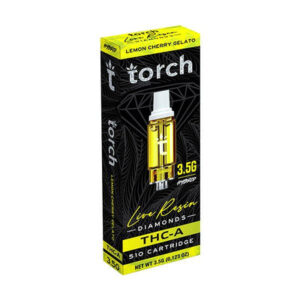 Lemon Cherry Gelato - Torch Live Resin Diamonds Cart