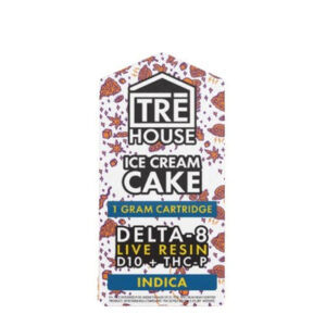 Ice Cream Cake - TRE House Delta-8 Live Resin Cartridge 1G