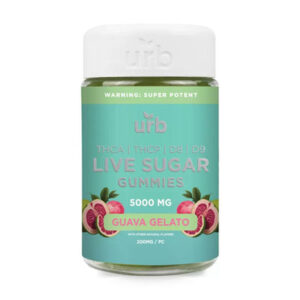 Guava Gelato - Urb THCA Live Sugar Gummies 5000MG
