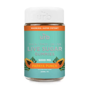 Papaya Punch - Urb THCA Live Sugar Gummies 5000MG