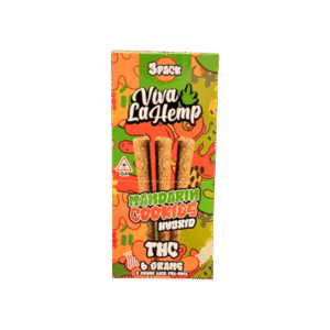 Mandarin Cookies - Viva La Hemp THC Pre-Rolls 3 Pack