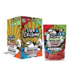 Tropical Punch - Viva La Hemp Infused Cube Gummies 6000MG