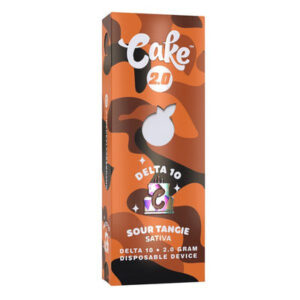 Sour Tangie - CAKE Delta 10 Disposable Vape 2G
